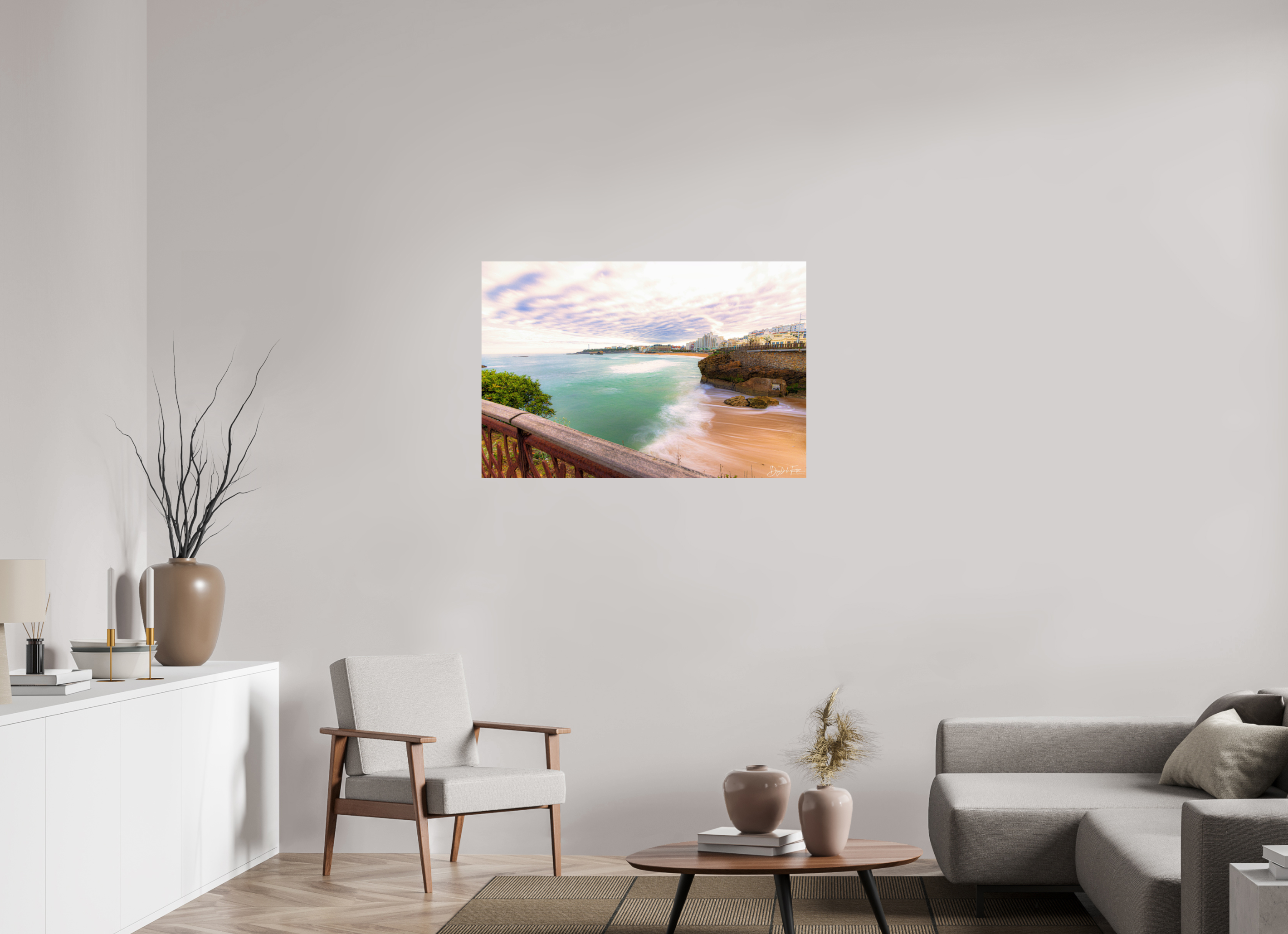 105 x 70 cm, Diego De la Fuintes Biarritz – L'Écume et l'Horizon