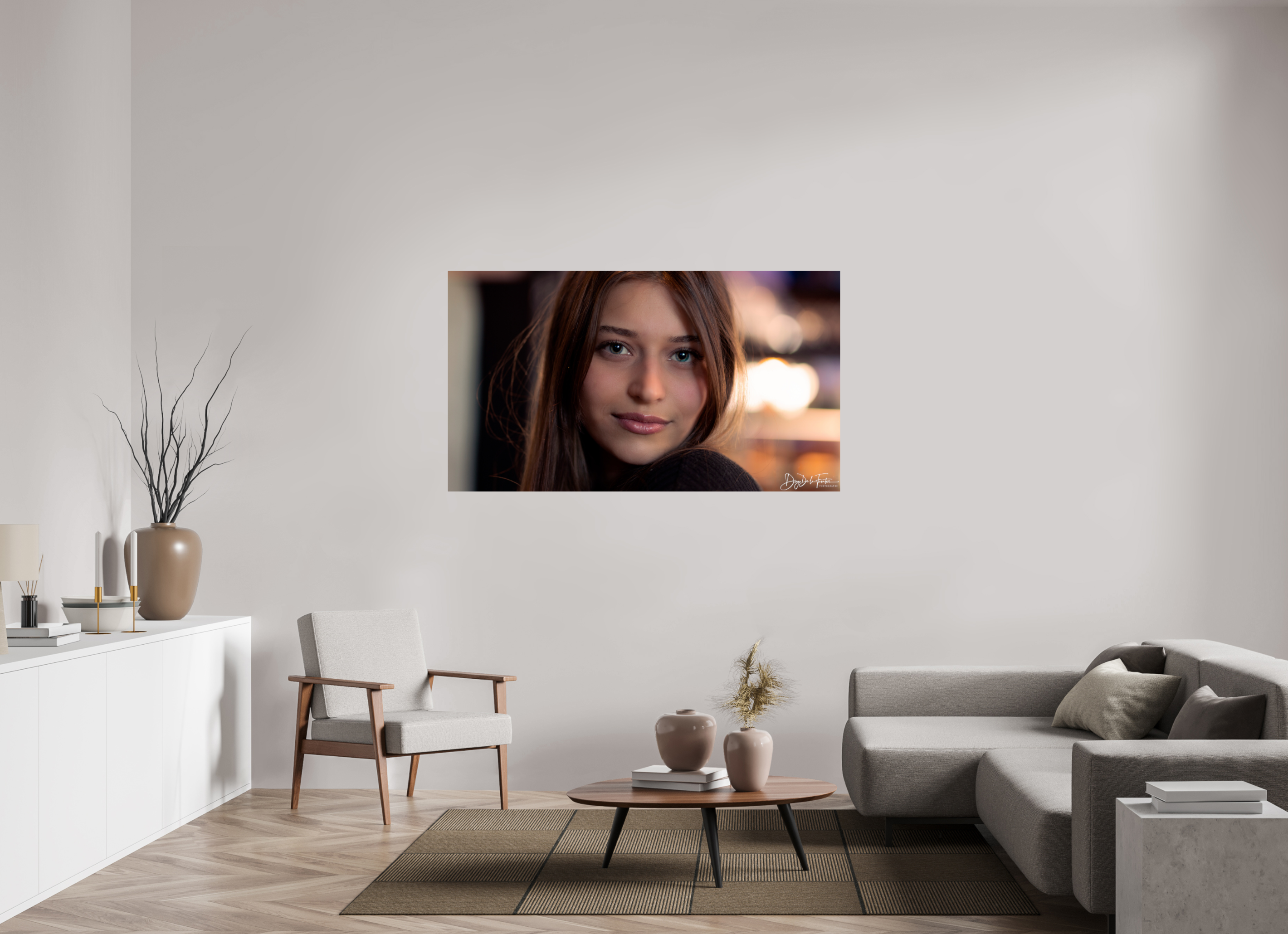 160 x 90 cm, Diego De la Fuintes Regard Captivant