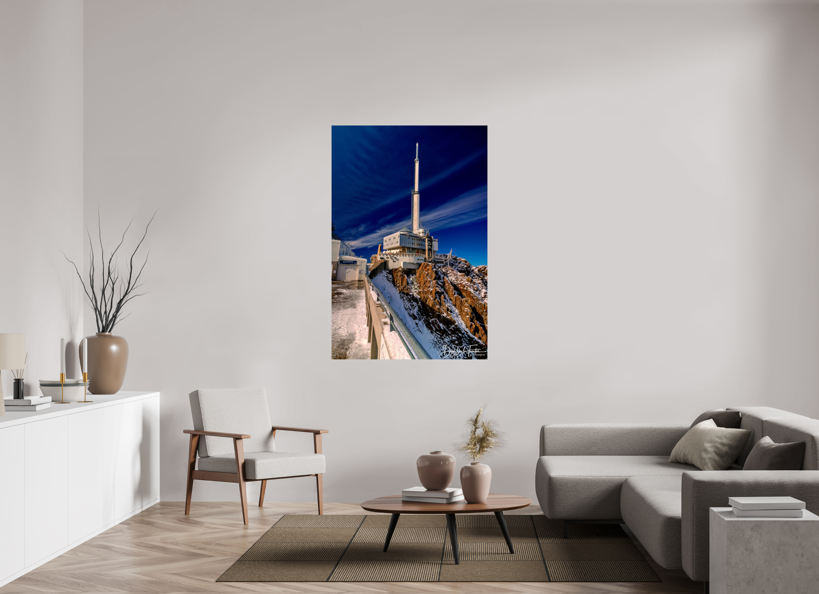 100 x 150 cm, Diego De la Fuintes Pic du Midi de Bigorre - – Le Vaisseau des Étoiles