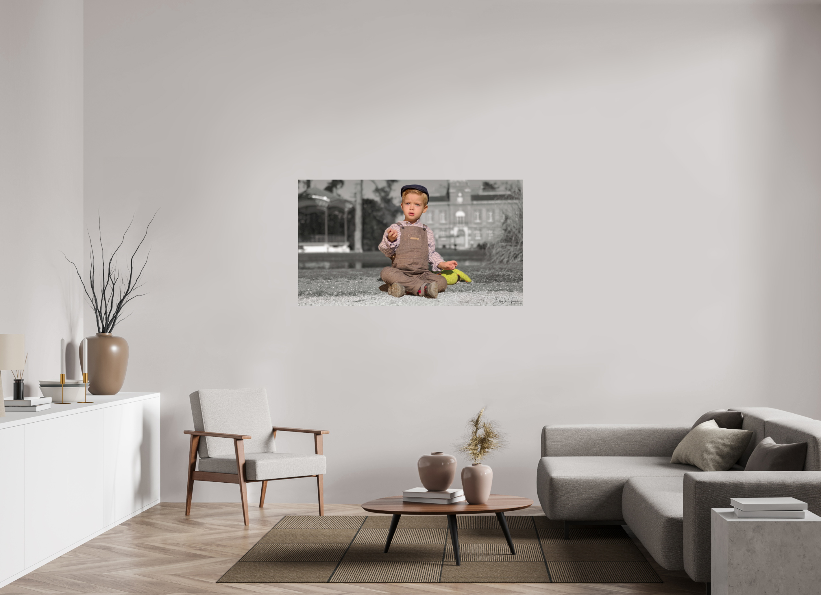 144 x 81 cm, Diego De la Fuintes Regard d'Innocence – Le Petit Gavroche