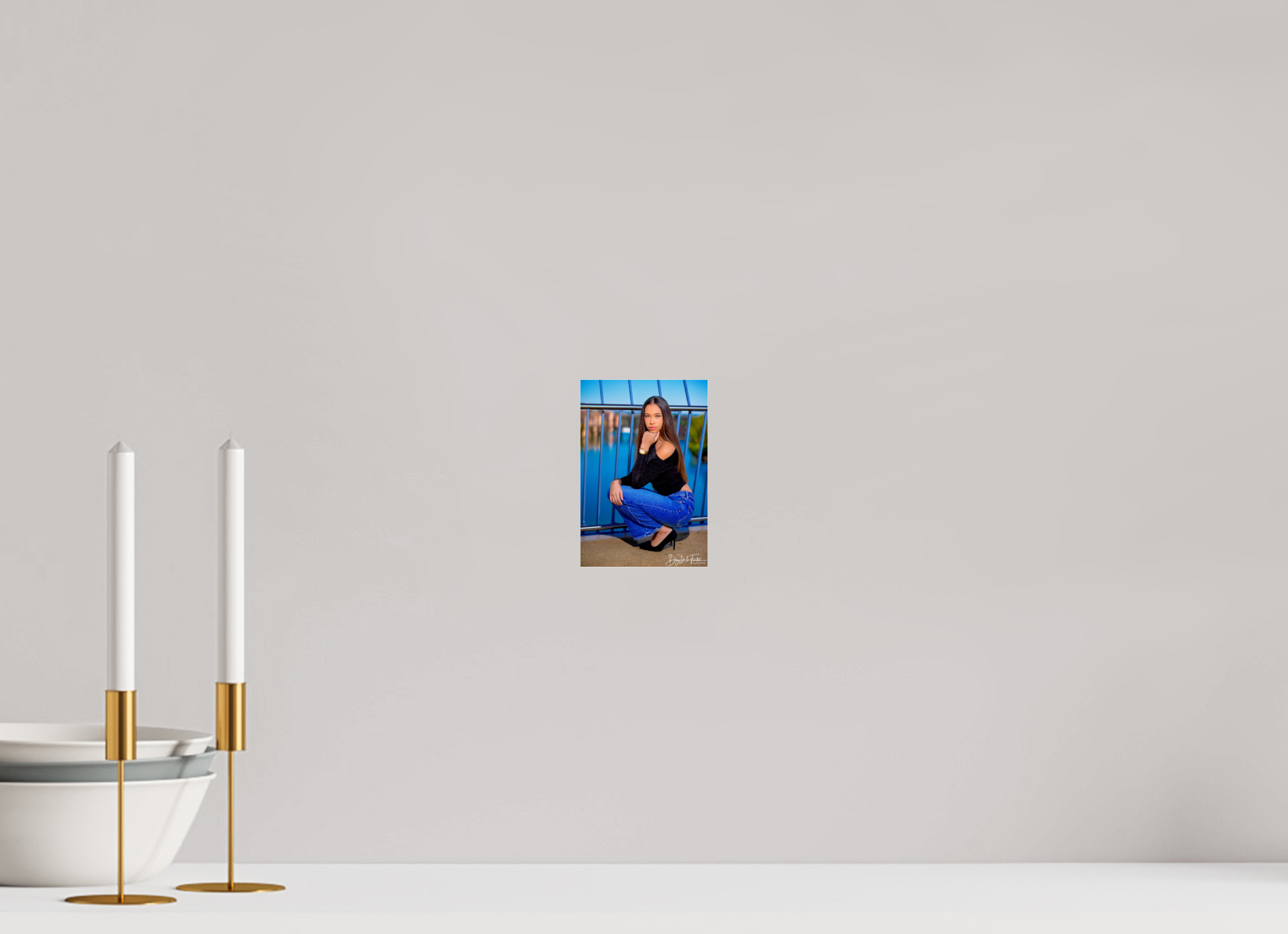 10 x 14,7 cm, Diego De la Fuintes Photographe Perspective Bleue : Portrait Contemporain par Diego De la Fuintes