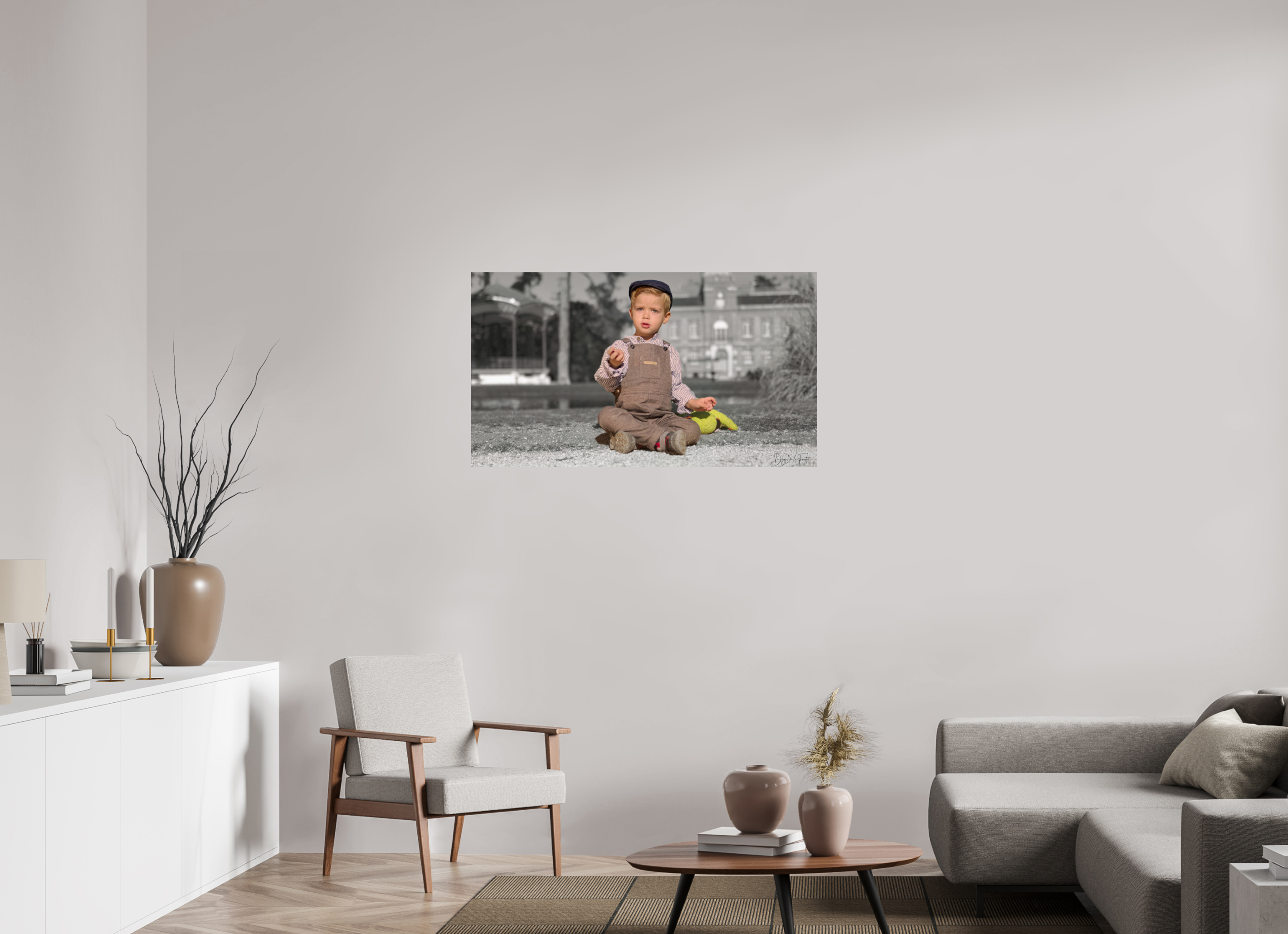 112 x 63 cm, Diego De la Fuintes Regard d'Innocence – Le Petit Gavroche