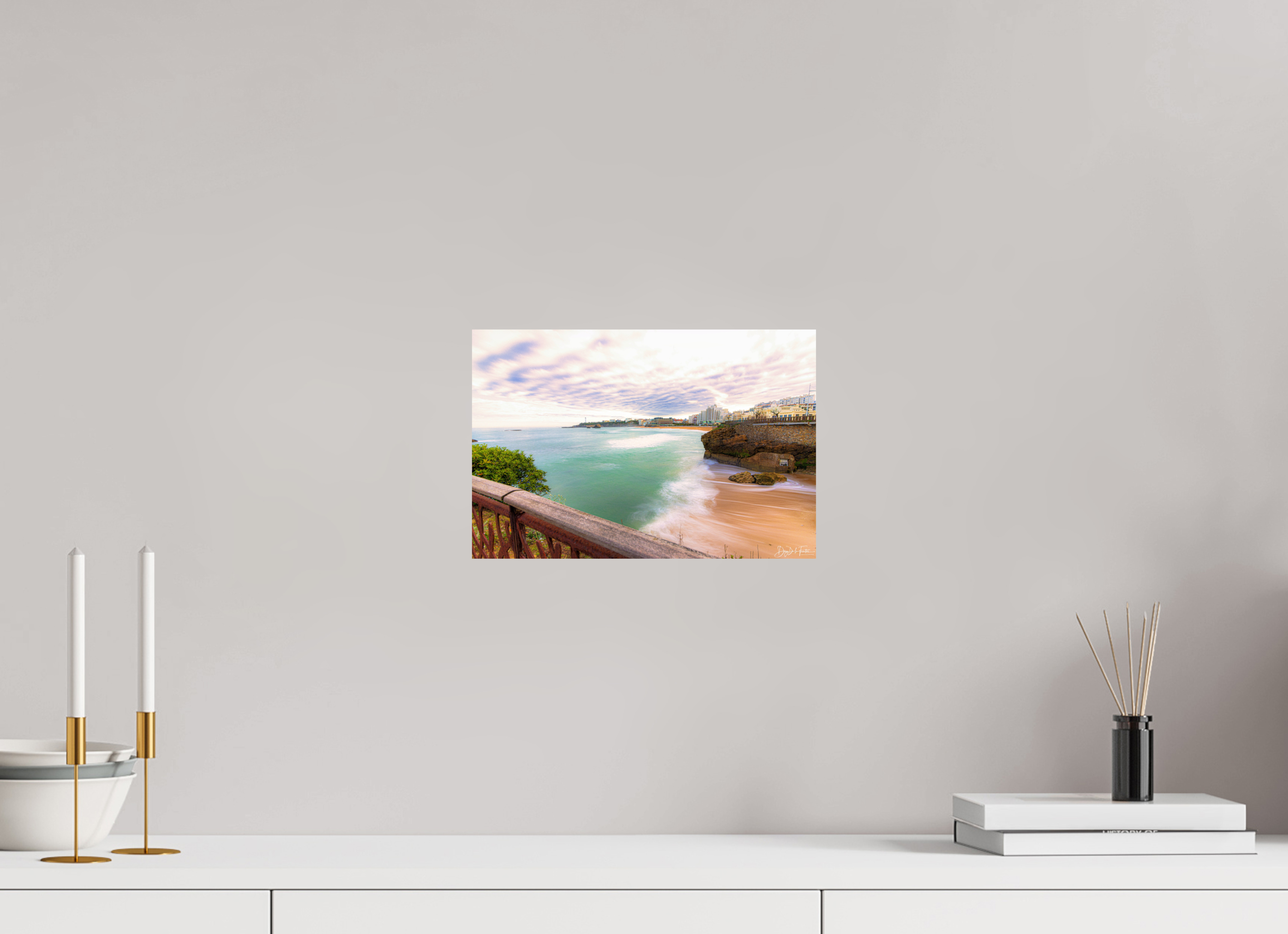 30 x 20 cm, Diego De la Fuintes Biarritz – L'Écume et l'Horizon
