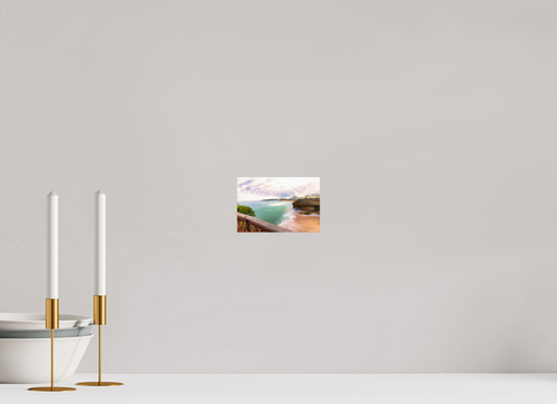 15 x 10 cm, Diego De la Fuintes Biarritz – L'Écume et l'Horizon