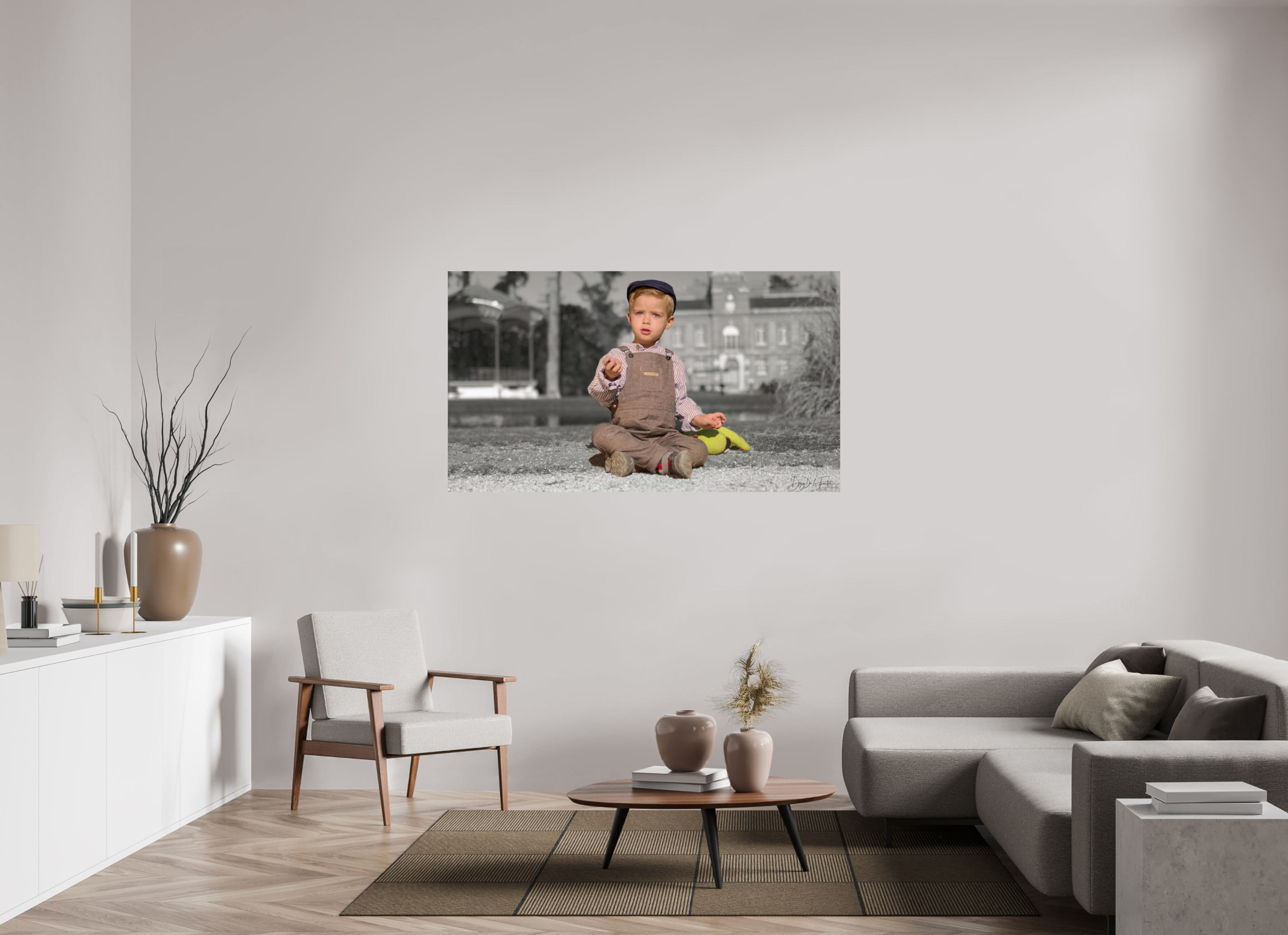 160 x 90 cm, Diego De la Fuintes Regard d'Innocence – Le Petit Gavroche