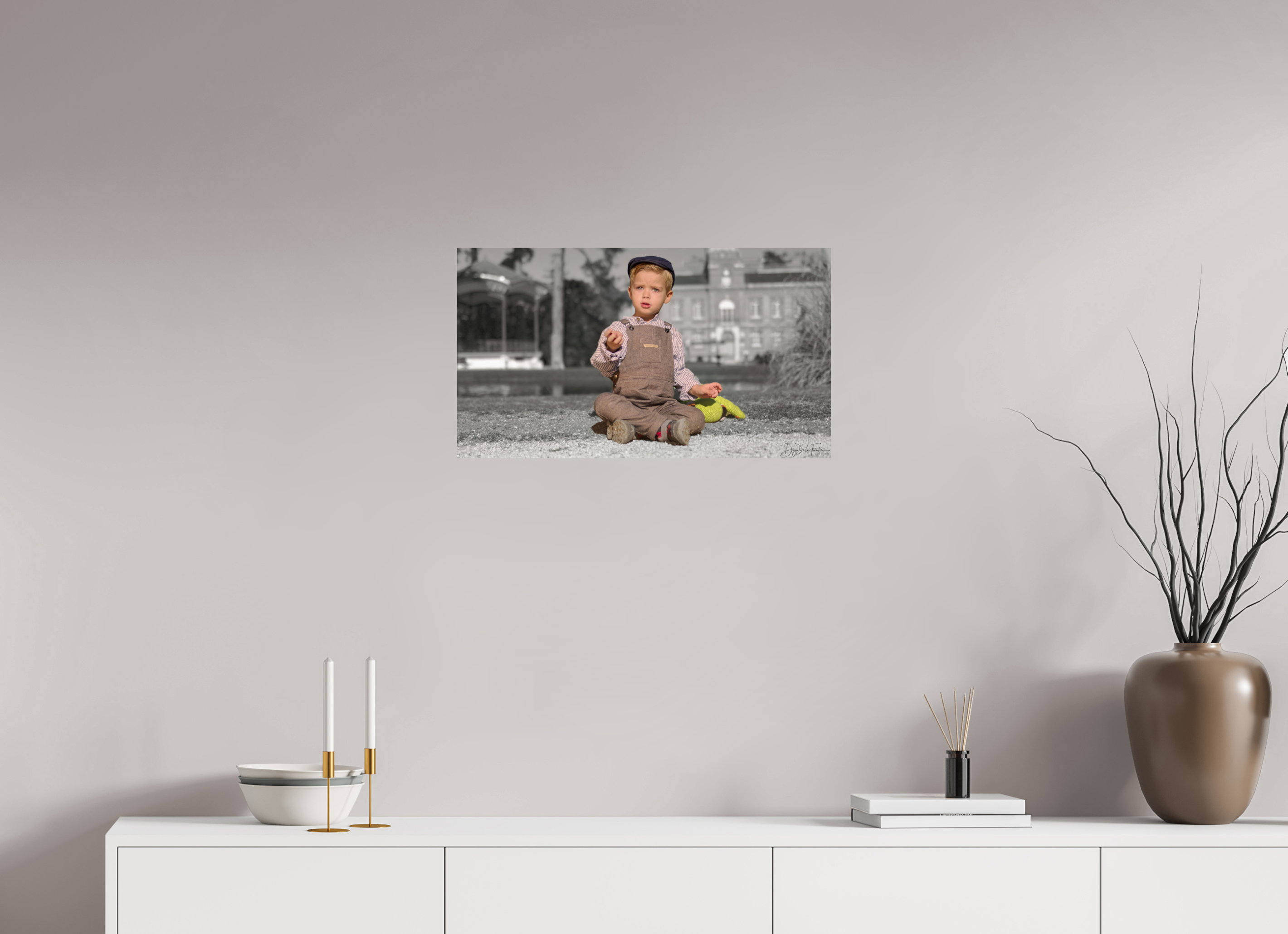 64 x 36 cm, Diego De la Fuintes Regard d'Innocence – Le Petit Gavroche